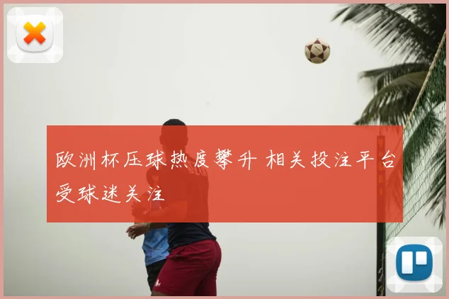 欧洲杯压球热度攀升 相关投注平台受球迷关注